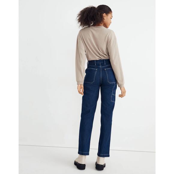 Madewell The Perfect Vintage Straight Jean in Henshaw Wash: Workwear Edition 28 - Picture 10 of 10